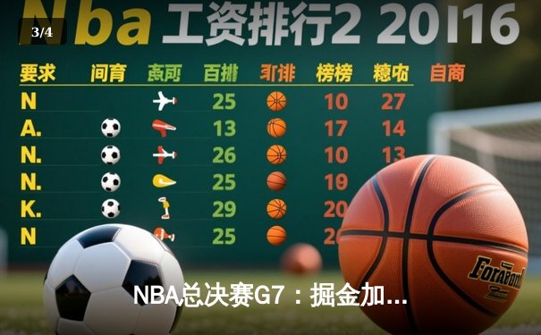 NBA总决赛G7：掘金加时险胜凯尔特人，约基奇三双夺FMVP - 3